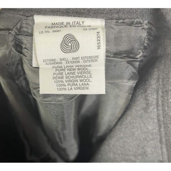 VTG United Colors of Benetton Womens ITL 42 US 6 Gray Wool Blend Dress Pants - Picture 8 of 10